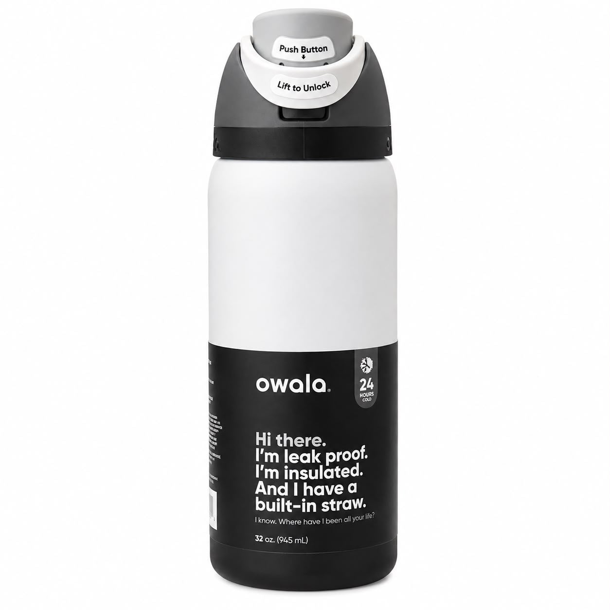 Owala FreeSip 32oz Insulated Stainless Steel Water Bottle Qatar