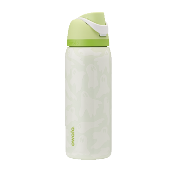 Owala Freesip 32oz Insulated Stainless Steel Water Bottle Boo Ya Halloween Glow Qatar