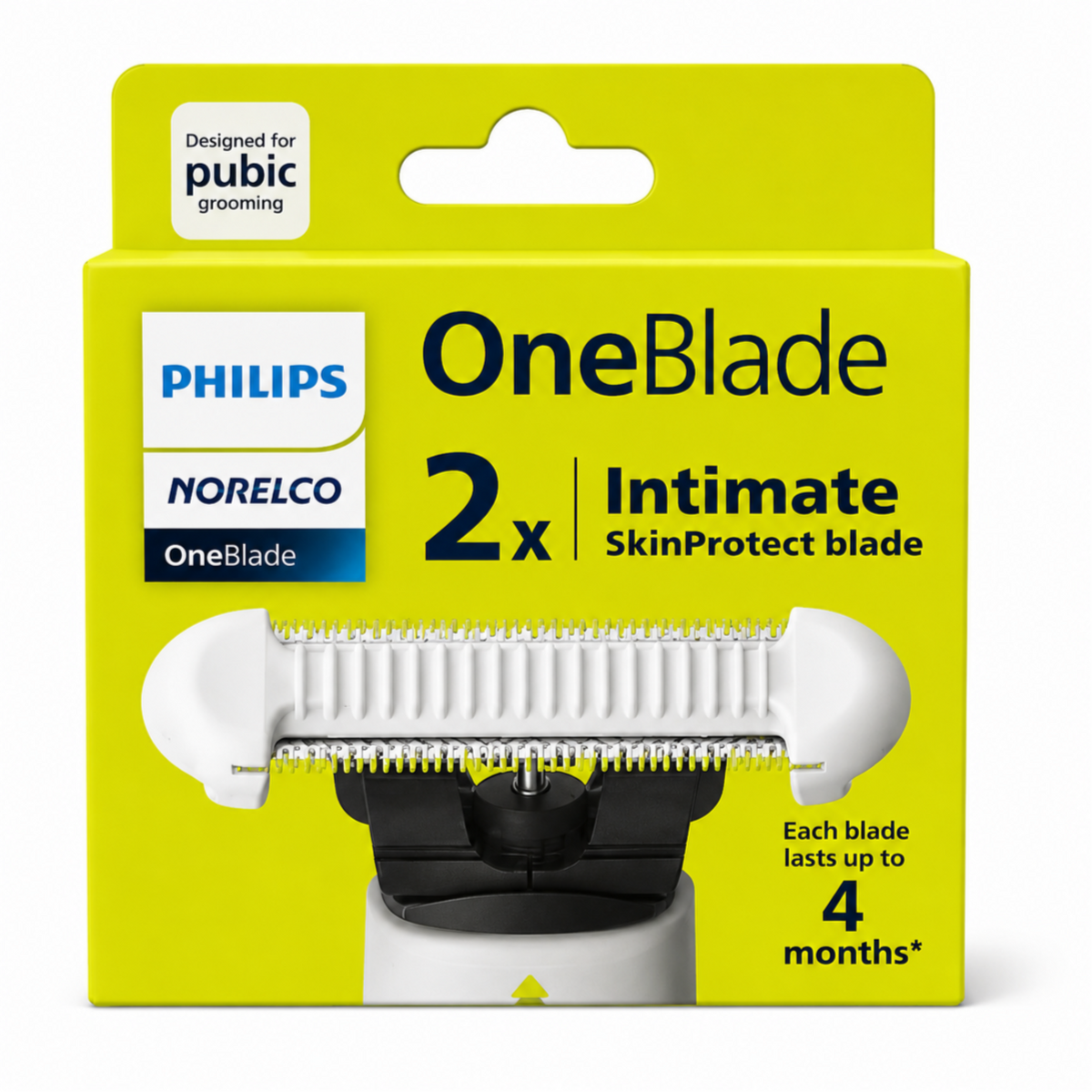 Philips OneBlade Intimate Replacement Blades 2Pcs QP229/80 Qatar