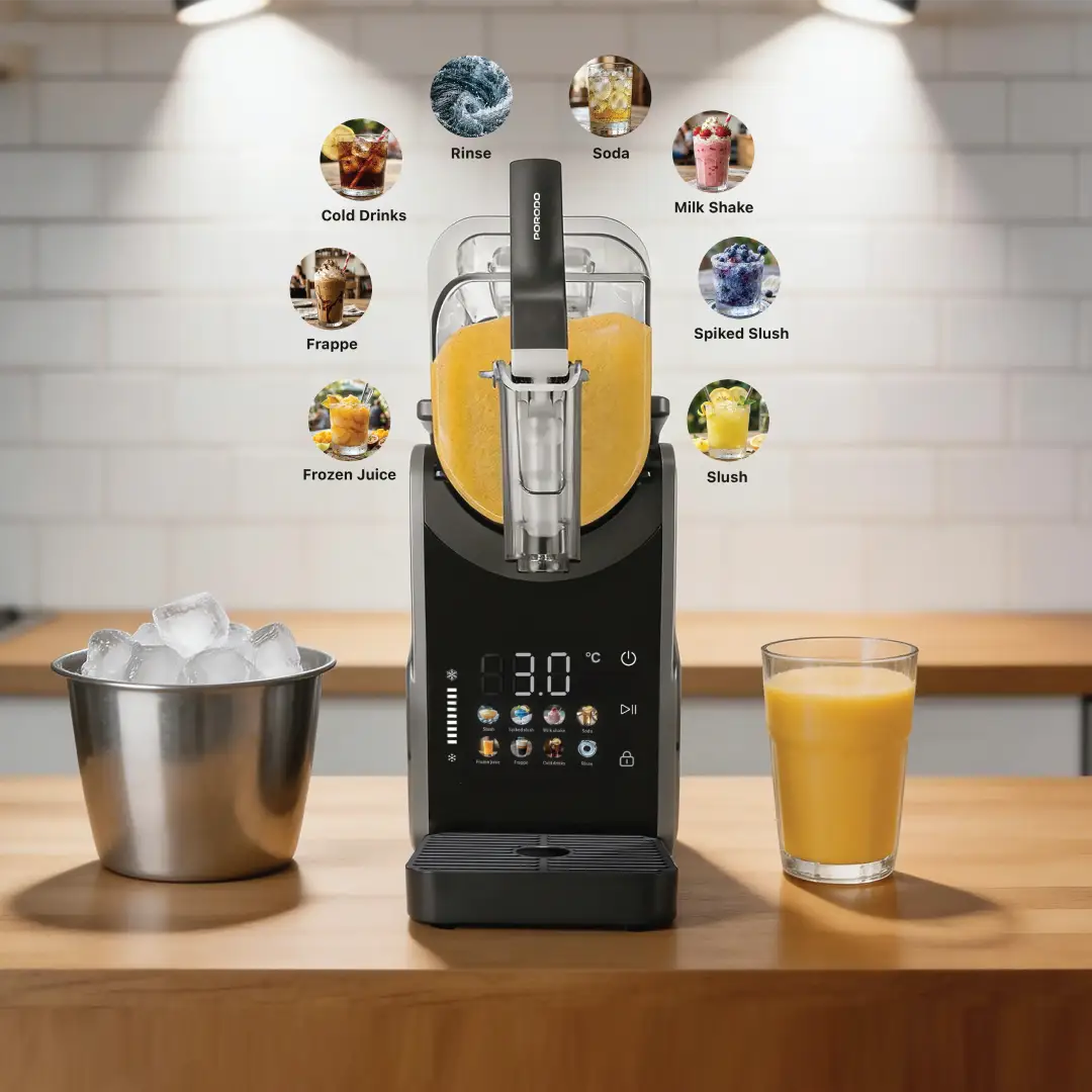 Porodo Glacee Slushie Maker with Cooling Control Display Qatar