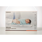 Porodo baby scale packaging with a baby on a white background