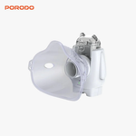 Nebulizer with mask on a white background, branded 'PORODO'.