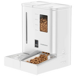 Porodo Petmate Automatic Pet Feeder WiFi Camera App Control White Qatar